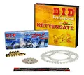 Produktbild: Kettensatz Kawasaki ZX-10R, 2008-2010, Typ ZXT00E, ZXT00F, DID X-Ring (ZVM-X gold) super verstärkt