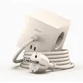 Produktbild: Square 1 Beige 2-Fach USB-C (30W) Design 3 x Steckdose inclusive Magnetplatte