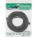 Produktbild: 17461P InLine High Speed HDMI Mini Kabel Stecker A auf C verg. Kont. schwarz ~D~