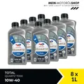Produktbild: Total Quartz 7000 10W-40 VW 505 Renault PSA MB Motoröl 8x1 Liter = 8 Liter