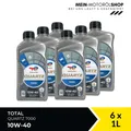 Produktbild: Total Quartz 7000 10W-40 VW 505 Renault PSA MB Motoröl 6x1 Liter = 6 Liter