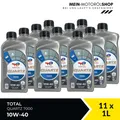 Produktbild: Total Quartz 7000 10W-40 VW 505 Renault PSA MB Motoröl 11x1 Liter = 11 Liter
