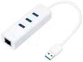 Produktbild: TPLINK UE330 - Netzwerkkarte, USB 3.0, Gigabit Ethernet, 1x RJ45
