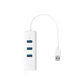 Produktbild: TP-Link UE330 USB 3.0 Hub Ethernet Adapter Gigabit mit 3 USB 3.0 Ports