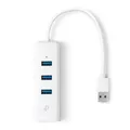 Produktbild: * TP-Link USB 3.0 Hub Gigabit Ethernet 3 Ports RJ-45 Windows Mac Linux ChromeOS