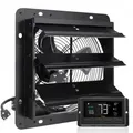 Produktbild: VEVOR Abluftventilator, 254 mm, Temperatur-Feuchtigkeitsregler, EC-Motor, 843 CFM, Wandlüfter mit Geschwindigkeitsregelung zur Wandmontage, Belüftun