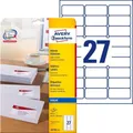 Produktbild: AVERY Zweckform J4792-25 Adressetiketten/Adressaufkleber (675 Etiketten, 63,5x29
