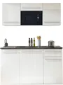 Produktbild: BASIC by Balculina Pantryküche Jazz Singleküche, Breite 160 cm, wahlweise mit E-Geräten und Mikrowelle