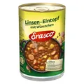 Produktbild: Erasco Linsen-Eintopf mit Würstchen (1 x 400g), In nur 5 Minuten fertig – Ausgewähltes Gemüse – Einfach köstlich - Ohne Schnickschnack