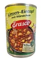 Produktbild: (4,46€/l) 12er Pack Erasco Linsen Eintopf mit Würstchen 400g  2. Wahl