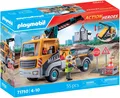 Produktbild: PLAYMOBIL Action Heroes Baustellen- LKW mit Kran 71750
