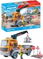 Produktbild: PLAYMOBIL | Baustellen-LKW mit Kran | Baustellenspielzeug Kind | Baustellen Spielset | Spielzeug für Kinder ab 4 Jahren | 71750