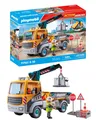 Produktbild: PLAYMOBIL   Action Heroes   Bouwtruck met kraan   Speelgoed voor kinderen   Bouw