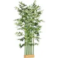 Produktbild: HOMCOM Künstliche Pflanze Polyester Bambus  Ø35 x 180H cm