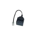 Produktbild: UAE-Adapter RJ45 8/4 auf TAE-Kupplung NFF m. Verlänger. 0,2m (TC 71018-2)