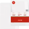 Produktbild: Brunnen Ringbucheinlagen 1066946, A4, 70g/m², 100 Blatt 4-fach gelocht, kariert mit Rand
