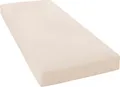 Produktbild: Janine Spannbettlaken MAKO-FEINJERSEY 5007, Mako-Jersey, Gummizug: rundum, (1 Stück), aus 100% Baumwolle, für Matratzen bis 26 cm Höhe