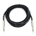 Produktbild: 3 m Stereo Klinkenkabel 6,3 mm Klinke Stereo Audio Kabel Symmetrisch Klinke 6,3