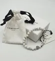 Produktbild: LIEBESKIND BERLIN Armband Beads 6mm Logotag Edelstahl 17 cm LJ-0026-B-17 Weiß