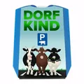 Produktbild: speecheese Dorfkind Parkscheibe mit Kuhparkplatz mit 2 Einkaufswagenchips witzige Parkscheibe für Dorfkinder mit lustigem Motiv für das Land
