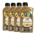 Produktbild: TOTAL Quartz Ineo MDC SAE 5W-30 Motorenöl dexos2, MB 229.52, 4x1 Liter