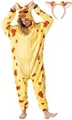 Produktbild: Corimori Partyanzug Onesie Giraffe kuscheliger Jumpsuit für Erwachsene, Jumpsuit, Pyjama, Fasching, Kigurumi, Tierkostüme, Giraffe 