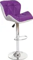 Produktbild: Barhocker MCW-A92, Barstuhl Tresenhocker, höhenverstellbar Kunstleder lila
