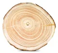 Produktbild: Levandeo® Dekoobjekt, Baumscheibe Deko-Platte Ca. Ø 29cm Holz-Scheibe Naturbelassen