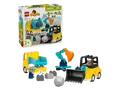 Produktbild: LEGO DUPLO Town 10475 Baufahrzeuge – 3-in-1-Set Bausatz, Mehrfarbig