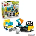 Produktbild: LEGO Duplo 10475 Baufahrzeuge 3in1 Set 10475