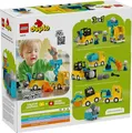 Produktbild: LEGO DUPLO 3-in-1 Baufahrzeuge - Pädagogisches Montessori Spielzeug für Kle ...