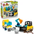 Produktbild: LEGO® DUPLO: 10475 Baufahrzeuge – 3-in-1-Set ! NEU & OVP !