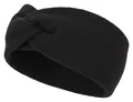 Produktbild: styleBREAKER Damen Feinstrick Stirnband mit Twist Knoten Detail | weiches elastisches Haarband | warmes Einfarbiges Kopfband für Herbst und Winter, Farbe:Schwarz