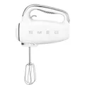 Produktbild: SMEG HMF01WHEU Handmixer 50s Style, Retro Design, mit LED-Display, weiß