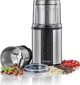 Produktbild: Cloer Kaffee- und Gewürzmühle 7419 | Elektrische Mühle | Edelstahl-Schlagmesser | 2 Behälter | 80g | 350W | Schwarz