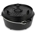 Produktbild: Petromax Dutch Oven 2-tlg. FT4.5 Gusseisen Schwarz S (Small)