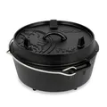 Produktbild: Petromax Feuertopf Dutch Oven Gusseisen Topf - 2,3 - 14,7 Liter MIT Füßen