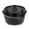 Produktbild: Petromax Dutch Oven Feuertopf m. Füße Gusseisen Schmortopf FT 0,5-18,0