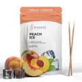 Produktbild: mit Geschmack Pfirsich Ice 100er Refill-Pack - SORTEN Traube/Minze