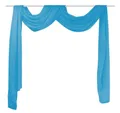 Produktbild: vidaXL Vorhang Dünner Voile Querbehang 140 x 600 cm Türkis, (1 St)