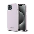 Produktbild: DKNY Liquid Silicone Small Metal Logo MagSafe - iPhone 15 / 14 / 13 Hülle (Pink)