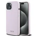 Produktbild: DKNY Silikonhülle mit kleinem Metalllogo und MagSafe-Funktion für iPhone 15, Pin