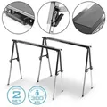 Produktbild: STAHLWERK Sägebock 2er Set 150 kg höhenverstellbar 645 - 910 mm Arbeitsbock