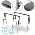 Produktbild: STAHLWERK Sägebock 2er Set 150 kg höhenverstellbar 645 - 910 mm Arbeitsbock