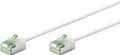 Produktbild: Patchcord Kat.8.1-0015 U/FTP SLIM LSZH-TPE weiß/0,15m/ 74357