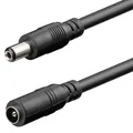 Produktbild: DC-Spannung-Verlängerungskabel ø 2,1mm x 5,5mm 3,0m lang Stromversorgung schwarz