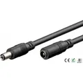 Produktbild: Stromverlängerungskabel Plug DC 2.1 Mm 3M Schwarz Männlich Weiblich