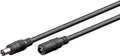 Produktbild: DC Kabel Verlängerung schwarz 5,5/2,1mm Stecker auf Buchse 3m