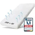 Produktbild: Babymatratze Pur, Babymatratze für Babybett, Baby Matratze, Ehrenkind, 10 cm hoch, (gratis Versand, Härtegrad (Weich - Mittelweich), Belastbarkeit: 30kg 80 cm x 200 cm x 10 cm