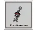 Produktbild: Edelschmiede925 Charm-Einhänger Charm Anhänger 925/- Pirat mit gekreuzten Knochen